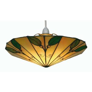 Leaf Tiffany ceiling lamp shade in Art Nouveau style main image