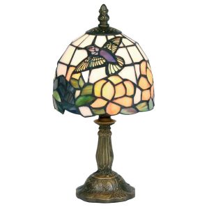 Hummingbird mini Tiffany style table lamp main image