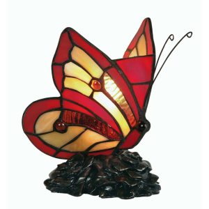 Butterfly Tiffany style novelty table lamp main image