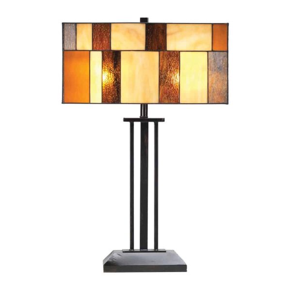Osrick Tiffany Table Lamp Abstract Art Deco Style
