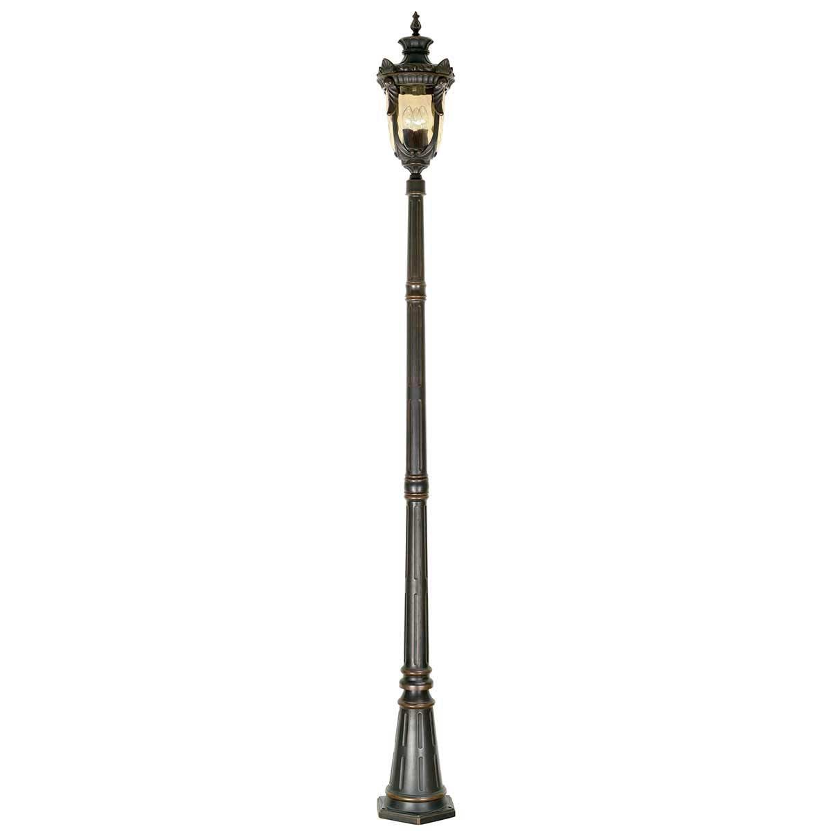 Elstead Philadelphia 3 Light Large Outdoor Lamp Post Old Bronze