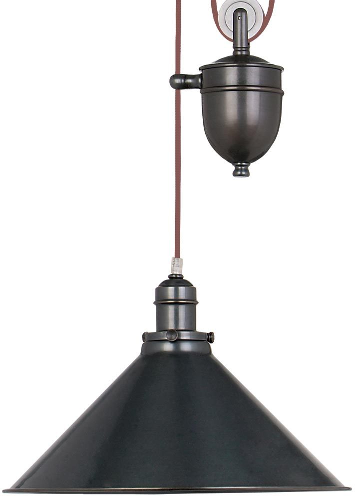 Elstead Provence Rise Fall Pulley Ceiling Light Old Bronze