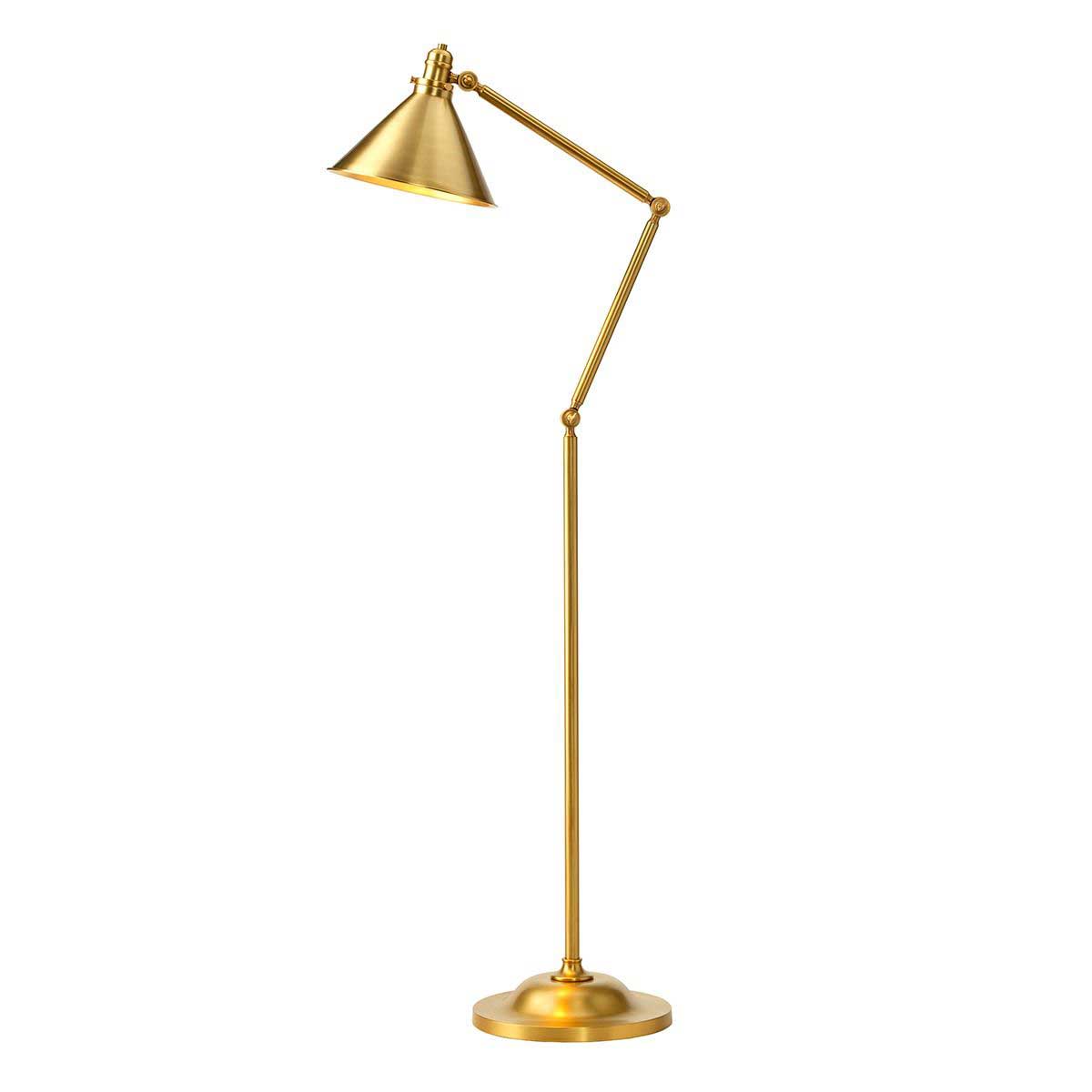 Elstead Provence Aged Brass 1 Light Adjustable Floor Lamp