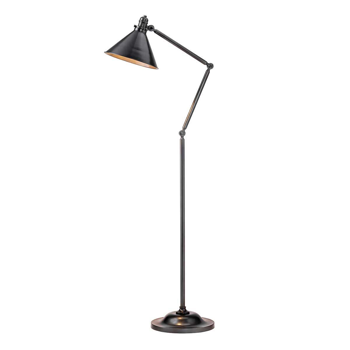 Elstead Provence Old Bronze 1 Light Adjustable Floor Lamp