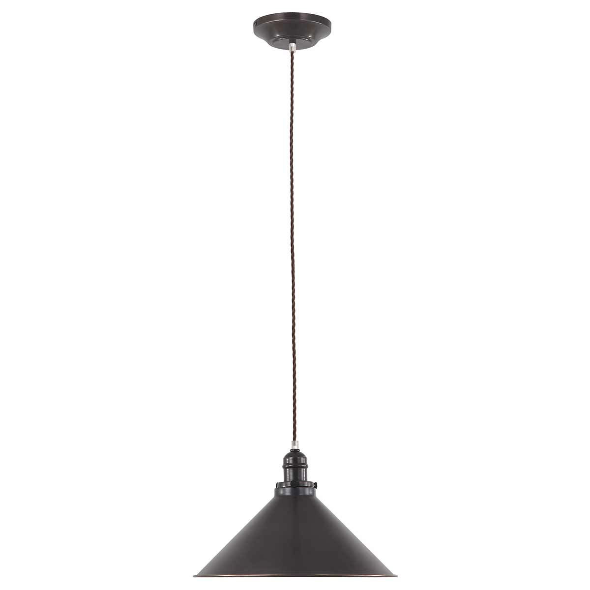Elstead Provence Single Pendant Ceiling Light Old Bronze