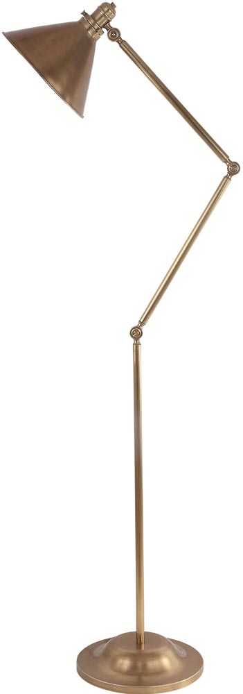 Elstead Provence Aged Brass 1 Light Adjustable Floor Lamp