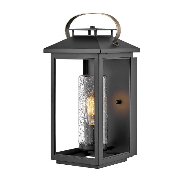 Atwater Medium Rust Proof 1 Light Outdoor Wall Box Lantern Brass Finish