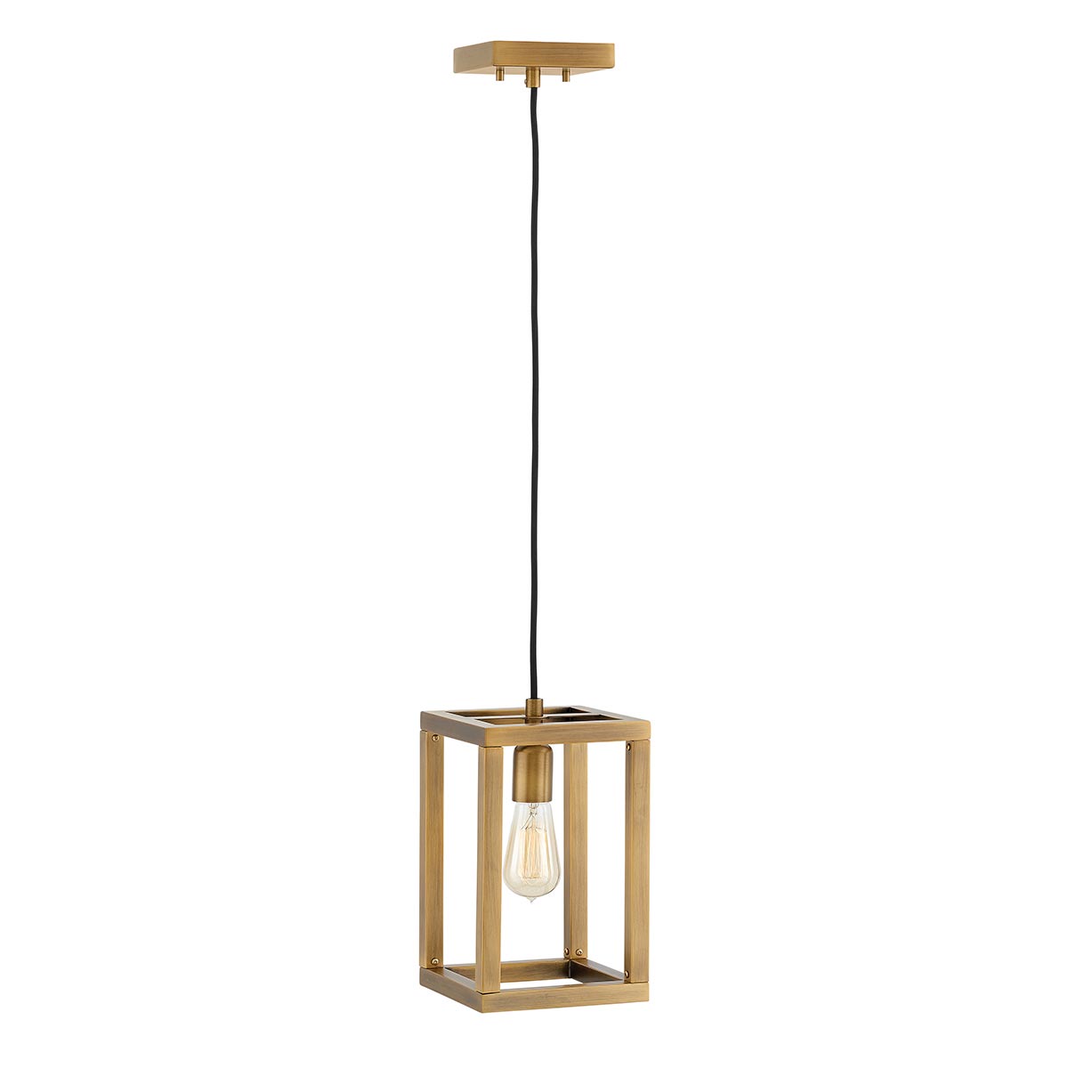 Ensemble Contemporary 1 Lamp Pendant Ceiling Light Brushed Bronze