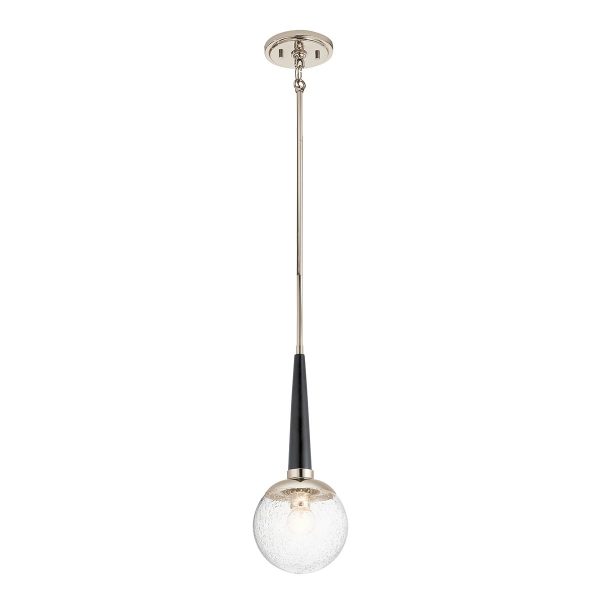 Quintiesse Marilyn polished nickel 1 light ceiling pendant main image