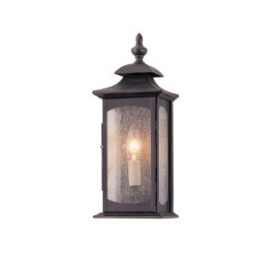 Quintiesse Market Square small 1 light outdoor wall lantern in oil rubbed bronze main image