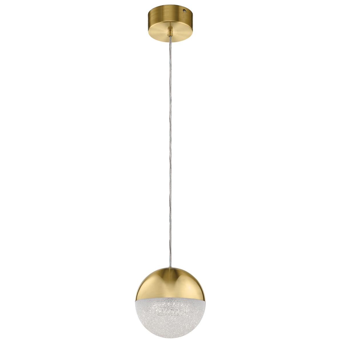Moonlit Bright LED Mini Pendant Ceiling Light Champagne Gold