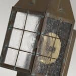 Quintiesse Nantucket Medium 1 Light Outdoor Wall Lantern Aged Brass