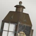 Quintiesse Nantucket Medium 1 Light Outdoor Wall Lantern Aged Brass