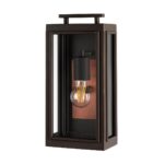 Sutcliffe Small 1 Light Outdoor Wall Box Lantern Oil Rubbed Bronze