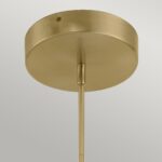 Quintiesse Calters LED Contemporary Island Pendant Champagne 5440lm