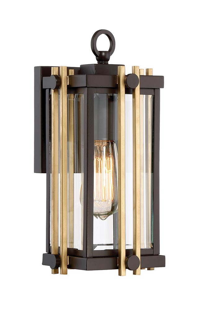 Quoizel Goldenrod 1 Light Small Outdoor Wall Lantern Western Bronze