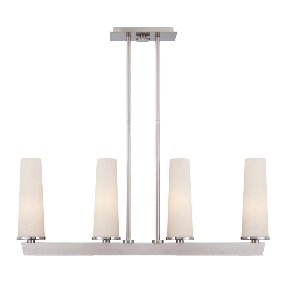 Quoizel Uptown Chelsea Loft 4 Light Bar Ceiling Pendant Brushed Nickel