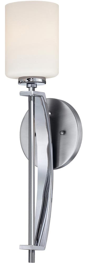 Quoizel Taylor Polished Chrome 1 Light Large Bathroom Wall Light IP44