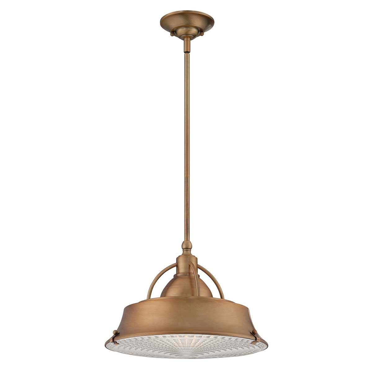 Quoizel Cody Dual Mount 2 Light Mystic Copper Industrial Pendant