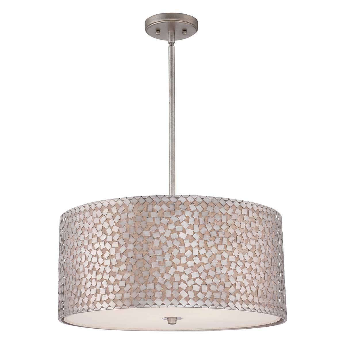 Quoizel Confetti 4 Light Large Designer Pendant Old Silver Finish