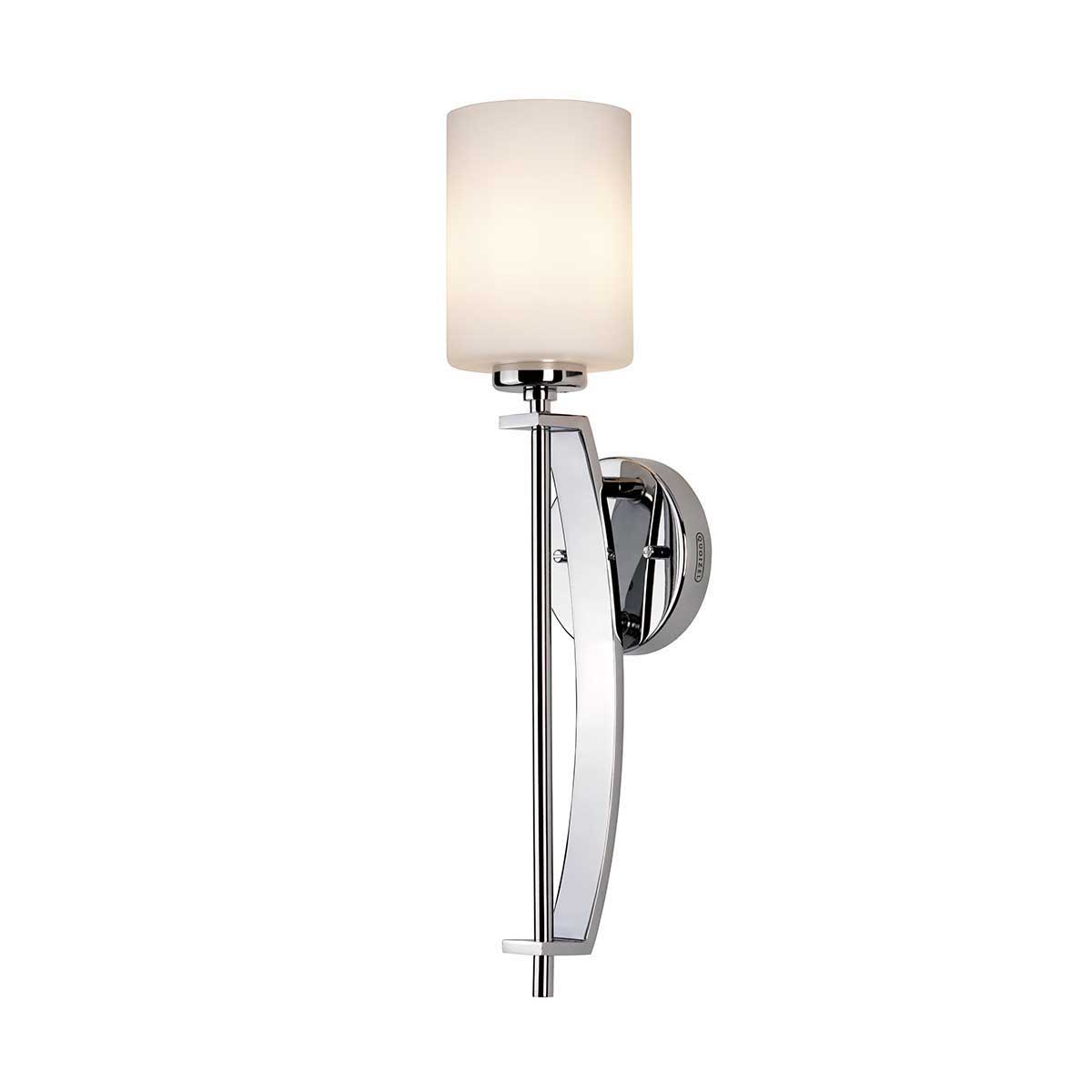 Quoizel Taylor Polished Chrome 1 Light Large Bathroom Wall Light IP44