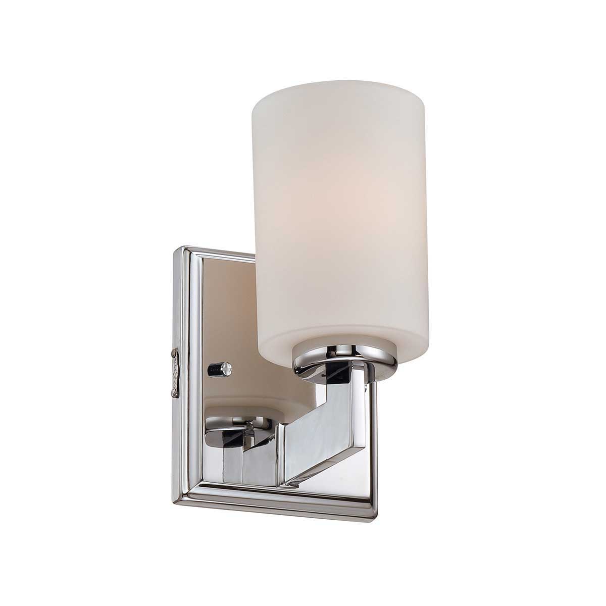 Quoizel Taylor Polished Chrome 1 Light Small Bathroom Wall Light IP44