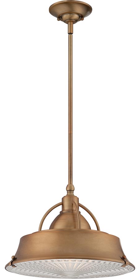 Quoizel Cody Dual Mount 2 Light Mystic Copper Industrial Pendant