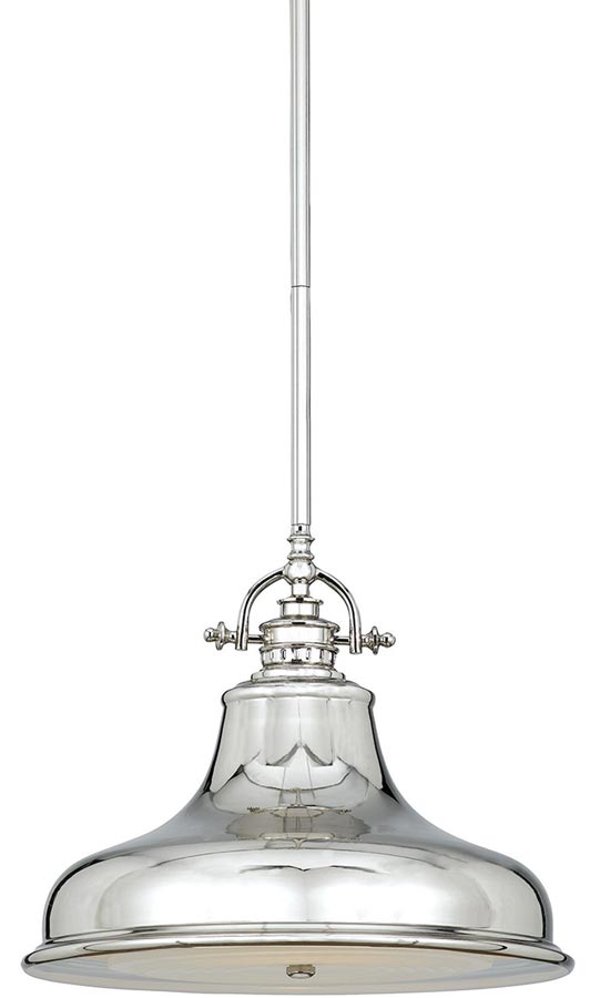 Quoizel Emery Medium Imperial Silver Industrial Pendant Light