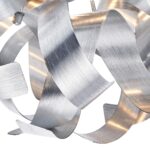 Rawley 4 Lamp Flush Ceiling Light Brushed Aluminium