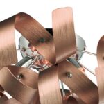 Rawley 4 Lamp Flush Ceiling Light Brushed Copper