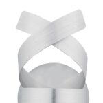 Dar Rawley Single Wall Light Brushed Aluminium Ribbons