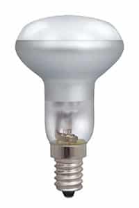 Reflector lamp bulb image on white background