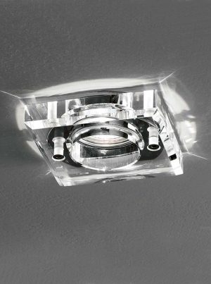 Franklite RF265 crystal recessed down light in polished chrome