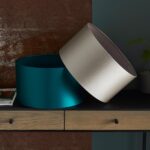 Teal Satin Cotton Mix 15 Inch Drum Large Table Lamp Shade E27