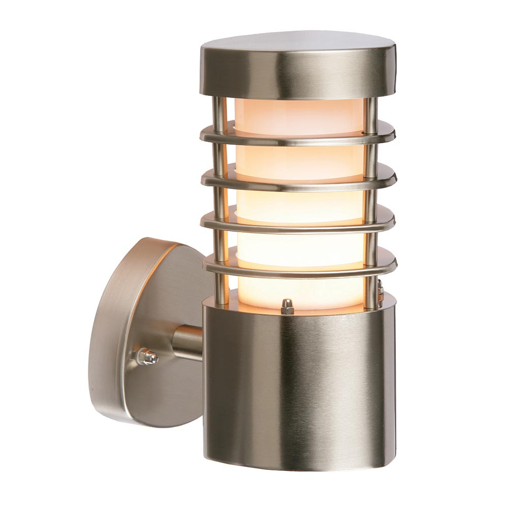 Bliss Modern 1 Lamp Outdoor Wall Light Brushed 304 Stainless Steel IP44