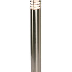 Bliss modern 80cm outdoor bollard in brushed 304 stainless steel main image