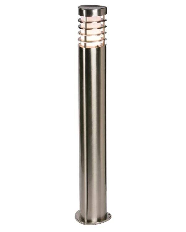 Bliss modern 80cm outdoor bollard in brushed 304 stainless steel main image