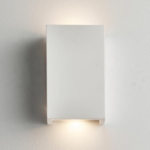 Mornington 2 light warm white LED paintable plaster wall washer light main image