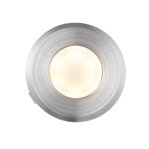 Cove 316 Stainless Steel 40mm Warm White LED Walkover Light IP67