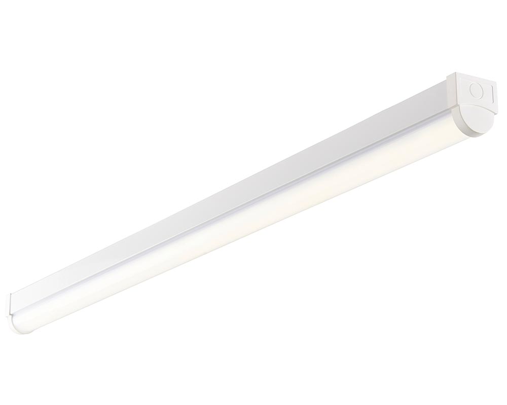 Rular 6ft Single Cool White LED Batten Gloss White 6220lm