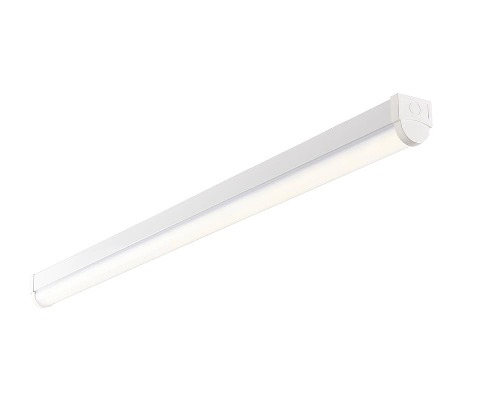 Rular High Output 4ft Single Cool White LED Batten Gloss White 5100lm