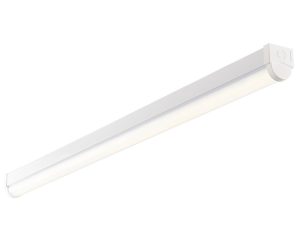 Rular high output 6ft single cool white LED batten in gloss white, 8250lm main image