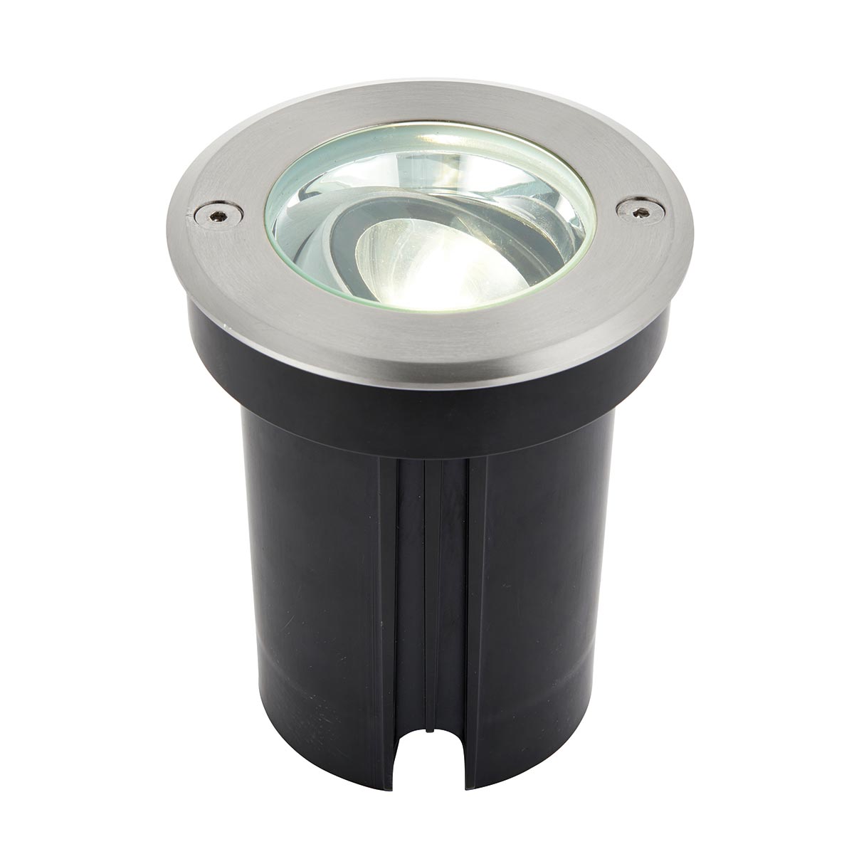 Hoxton 6w Cool White LED Tilt Driveover Light Stainless Steel IP67