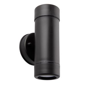 Icarus black rust proof outdoor up and down wall spot light main image