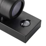 Icarus Black Rust Proof PIR Outdoor Downward Wall Spot Light