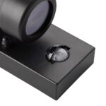 Icarus Black Rust Proof PIR Outdoor Up And Down Wall Spot Light