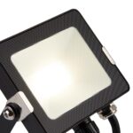 Salde 20w Cool White LED Outdoor Security Floodlight Black 1600 Lm