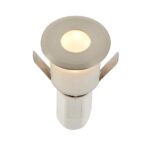 Hades 40mm Warm White LED Walkover Light Satin Nickel IP67