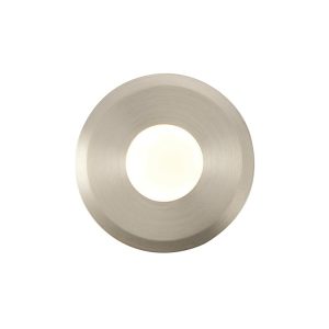 Hades 40mm cool white LED walkover light in satin nickel main image
