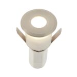 Hades 40mm Cool White LED Walkover Light Satin Nickel IP67